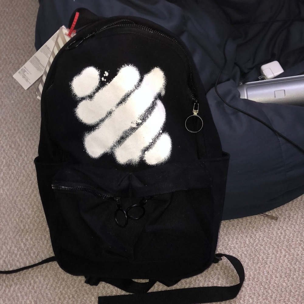 off white backpack